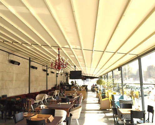 Foça Tente, Otomatik Tente Pergola Modeli 01